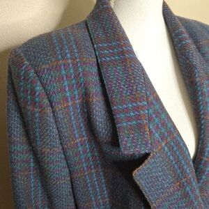 Giorgio Sant'Angelo Multicolor Wool Blazer